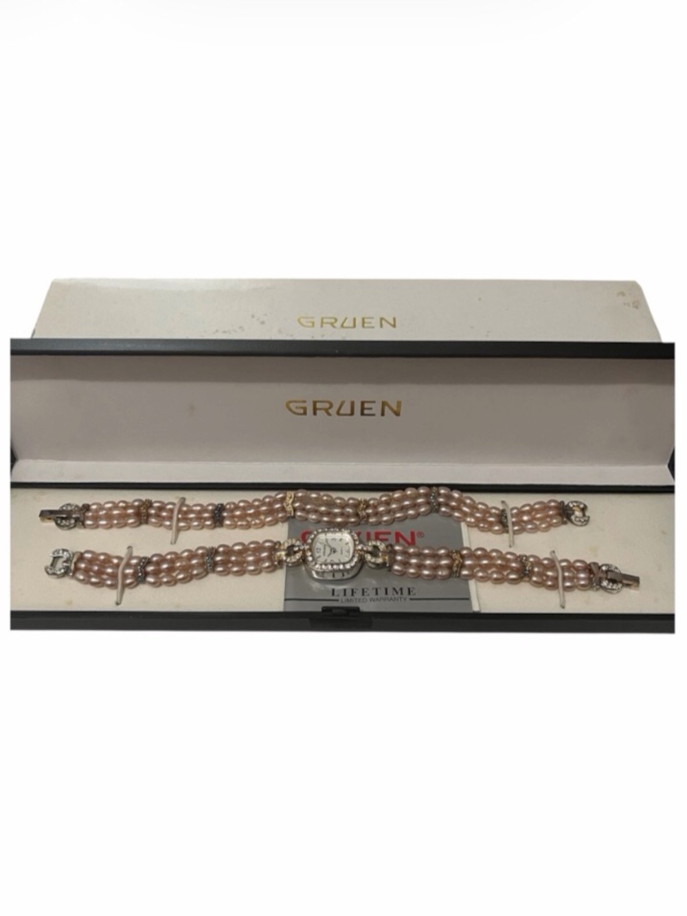Gruen Watch/Bracelet Set in original box.